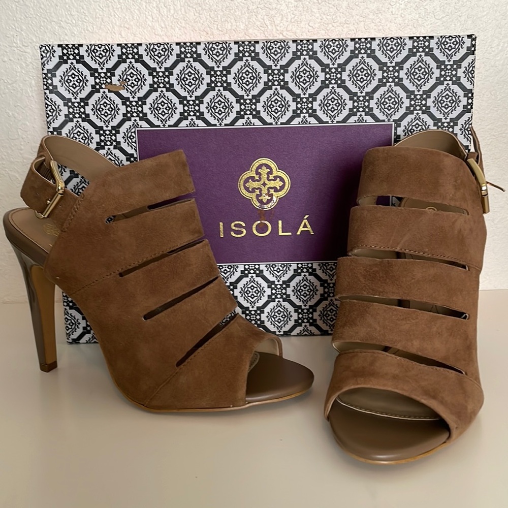 🔸BRAND NEW🔸 ISOLA Tan/Brown Suede Heels!